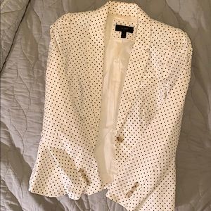 Jcrew cotton white blazer